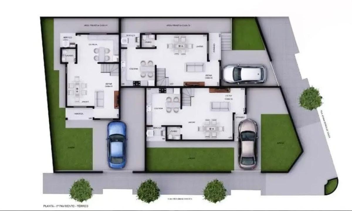 Casa, Letícia, 3 Quartos, 1 Vaga, 1 Suíte