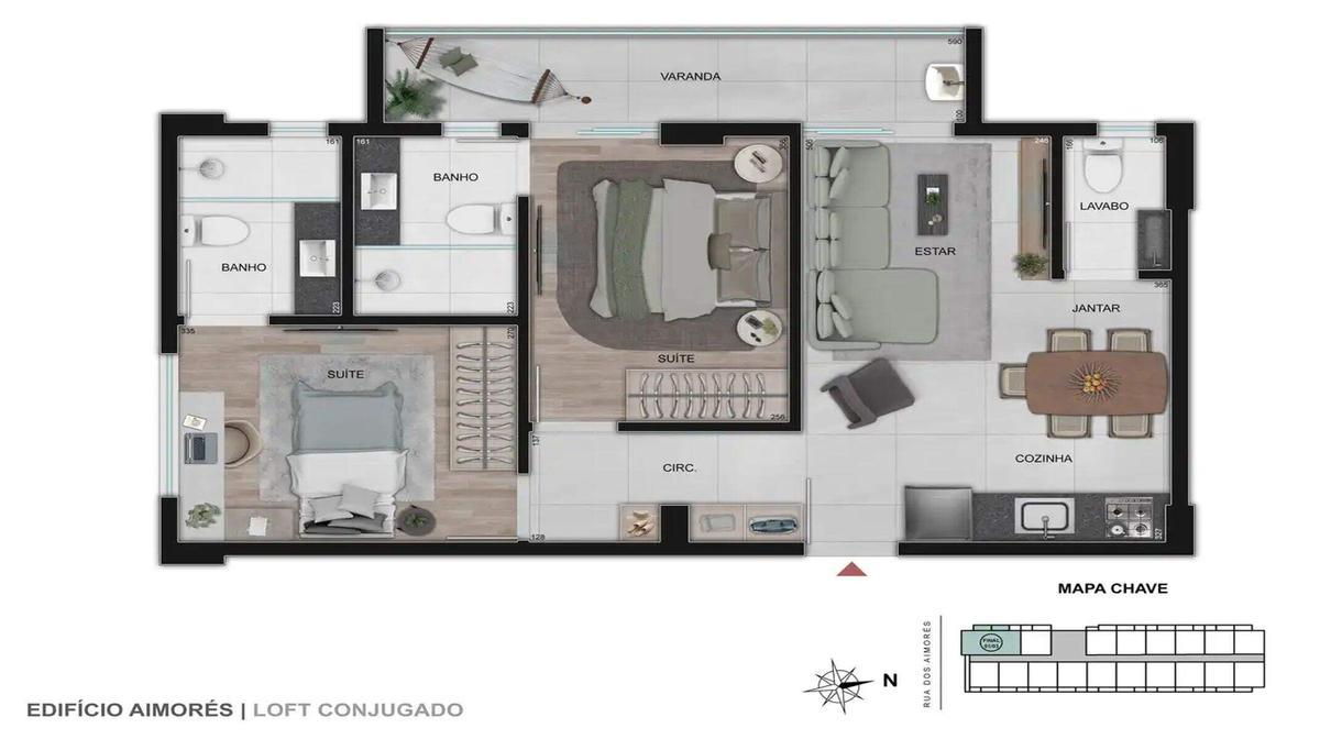 Apartamento, Boa Viagem, 1 Quarto, 0 Vaga, 1 Suíte