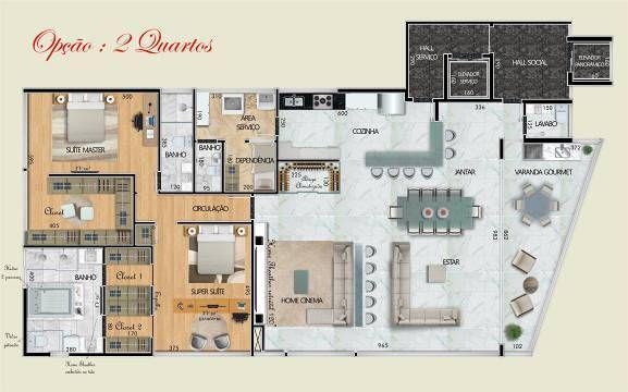 Cobertura, Santa Lúcia, 5 Quartos, 5 Vagas