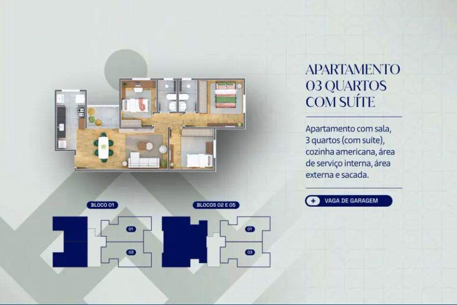 Apartamento, Boa Esperança, 2 Quartos, 1 Vaga