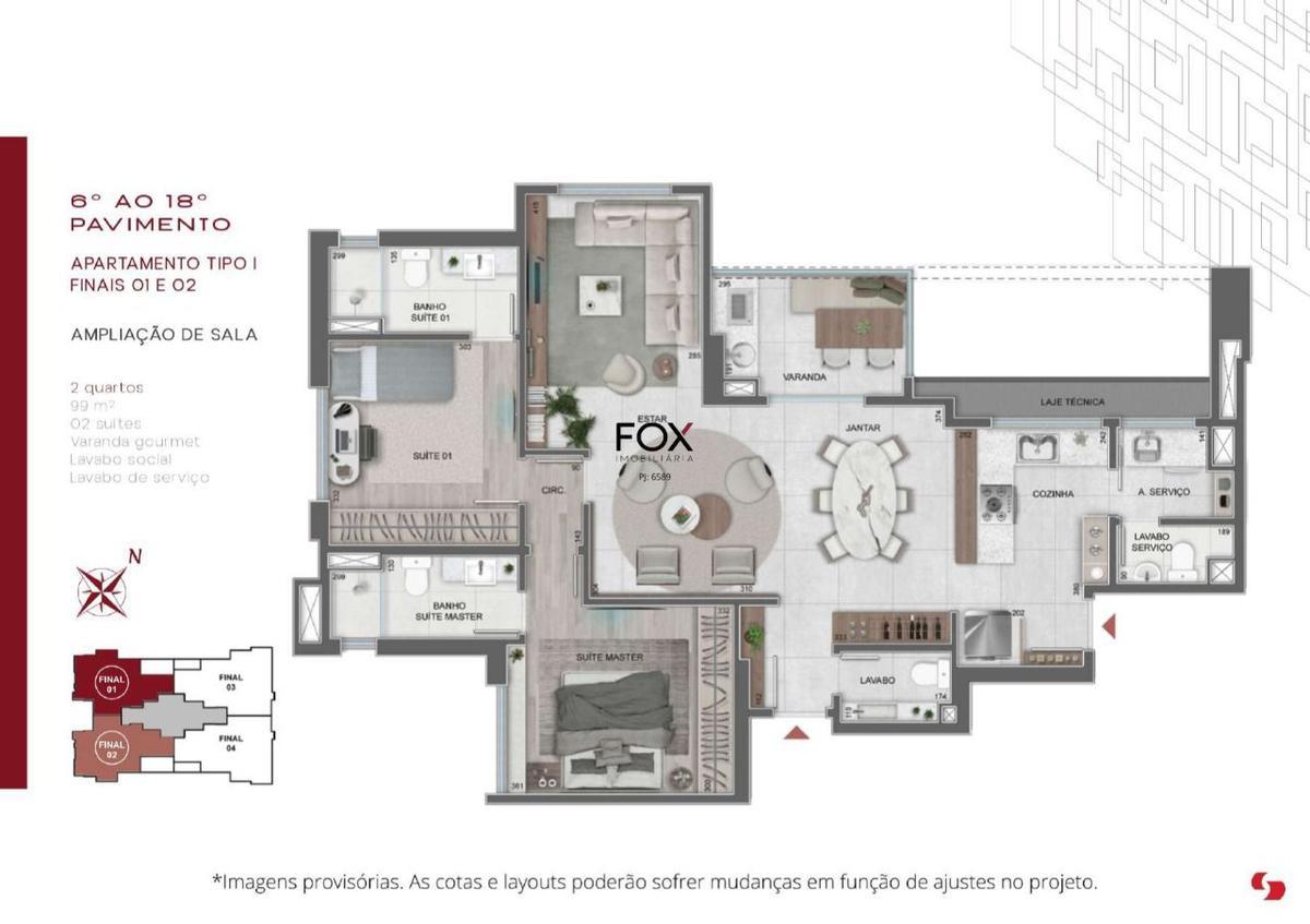 Apartamento, Savassi, 3 Quartos, 2 Vagas