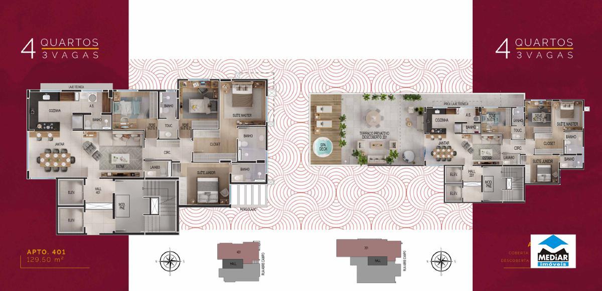 Apartamento, Santo Antônio, 3 Quartos, 2 Vagas, 1 Suíte