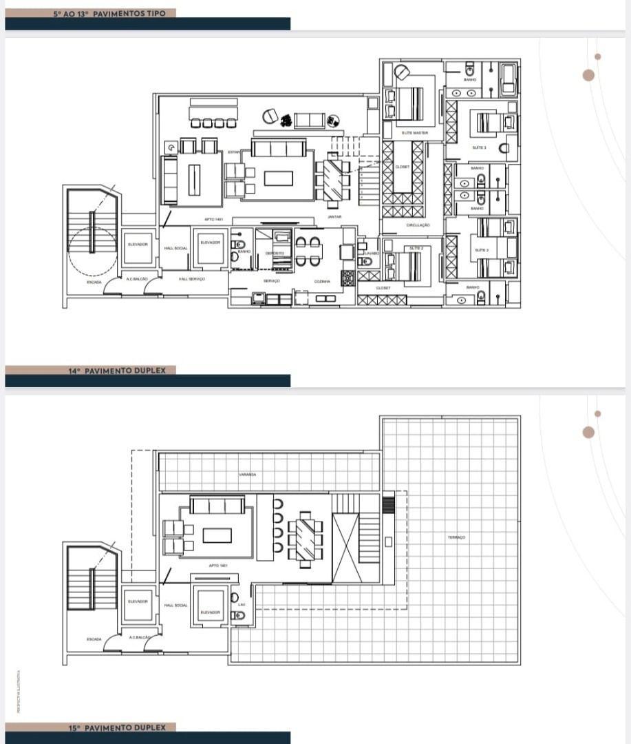 Apartamento, Santa Lúcia, 4 Quartos, 4 Vagas, 4 Suítes