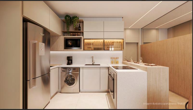Apartamento, Funcionários, 1 Quarto, 1 Vaga, 2 Suítes
