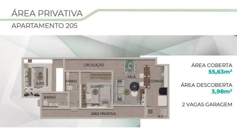 Apartamento, Santa Mônica, 2 Quartos, 2 Vagas, 1 Suíte