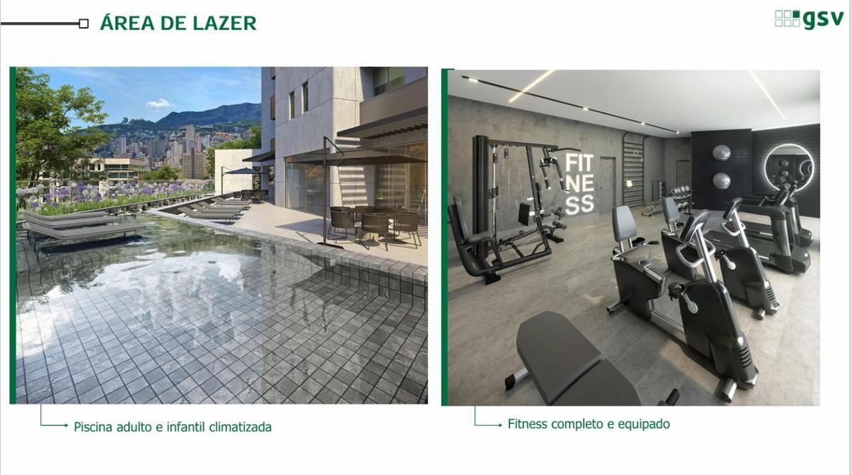 Apartamento, Sion, 4 Quartos, 3 Vagas, 2 Suítes