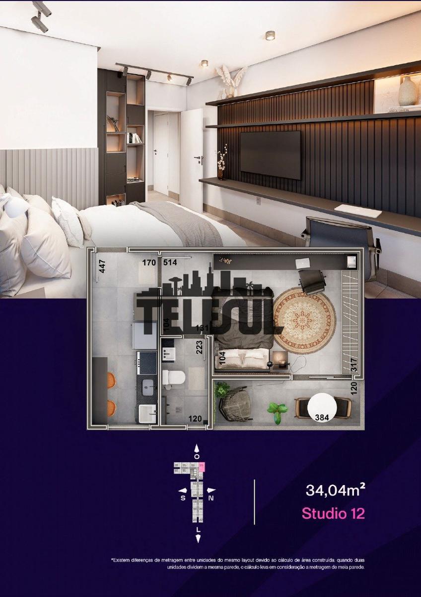 Apartamento, Santa Luiza, 1 Quarto, 0 Vaga, 1 Suíte