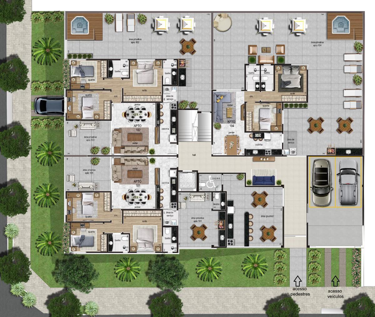 Cobertura, Itapoã, 3 Quartos, 2 Vagas, 2 Suítes