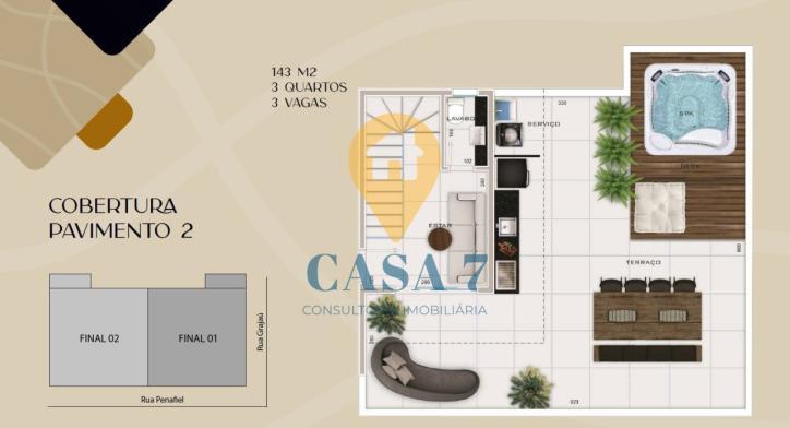 Apartamento, Anchieta, 3 Quartos, 2 Vagas, 1 Suíte