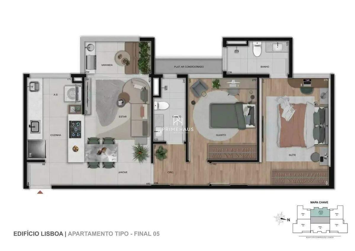 Apartamento, Barreiro, 2 Quartos, 1 Vaga, 1 Suíte