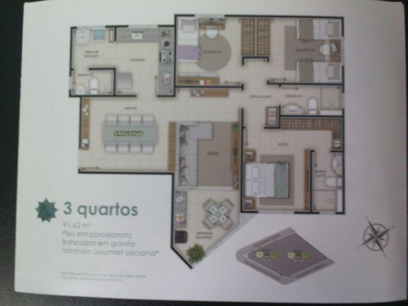 Apartamento, Engenho Nogueira, 2 Quartos, 3 Vagas, 1 Suíte