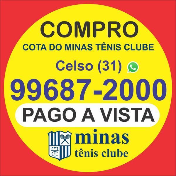 Compro Uma Cota do Minas Tênis Clube a Vista e Imediato.