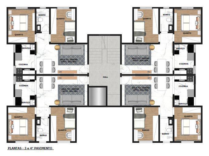 Apartamento, Rio Branco, 2 Quartos, 2 Vagas