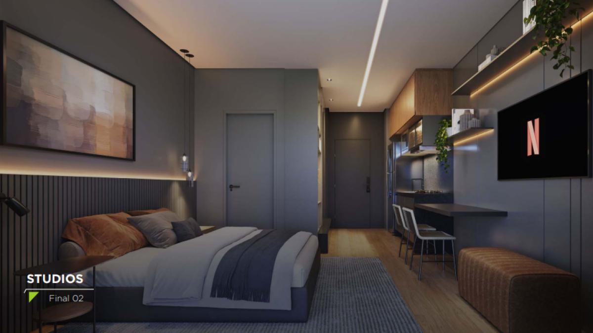 Apartamento, Lourdes, 1 Quarto, 0 Vaga, 1 Suíte