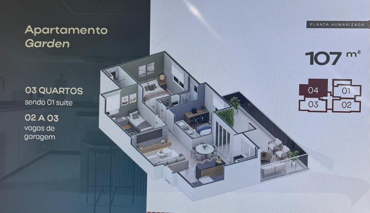 Apartamento, Coração Eucarístico, 3 Quartos, 2 Vagas, 1 Suíte