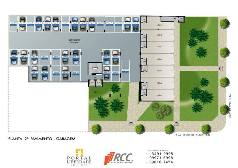 Apartamento, Liberdade, 2 Quartos, 2 Vagas, 1 Suíte