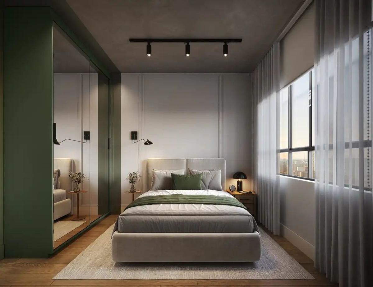 Apartamento, Funcionários, 2 Quartos, 0 Vaga, 1 Suíte