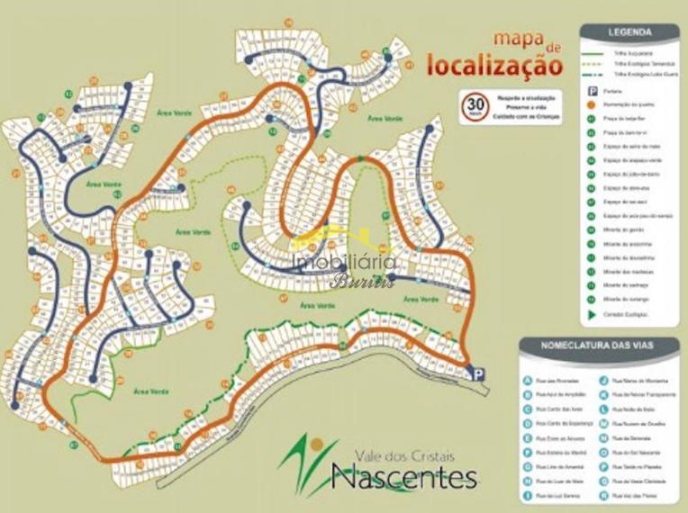 Lote em Condomínio, Vale dos Cristais