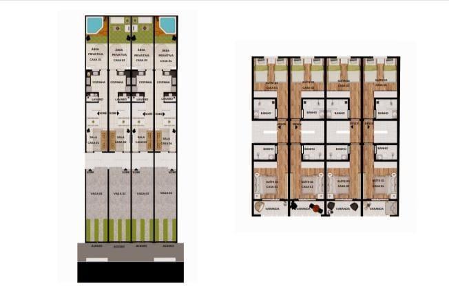 Casa, Santa Branca, 2 Quartos, 2 Vagas, 2 Suítes