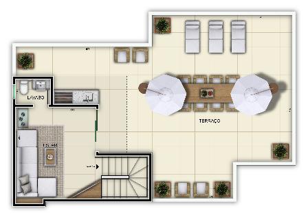 Cobertura, Nova Floresta, 3 Quartos, 3 Vagas, 1 Suíte