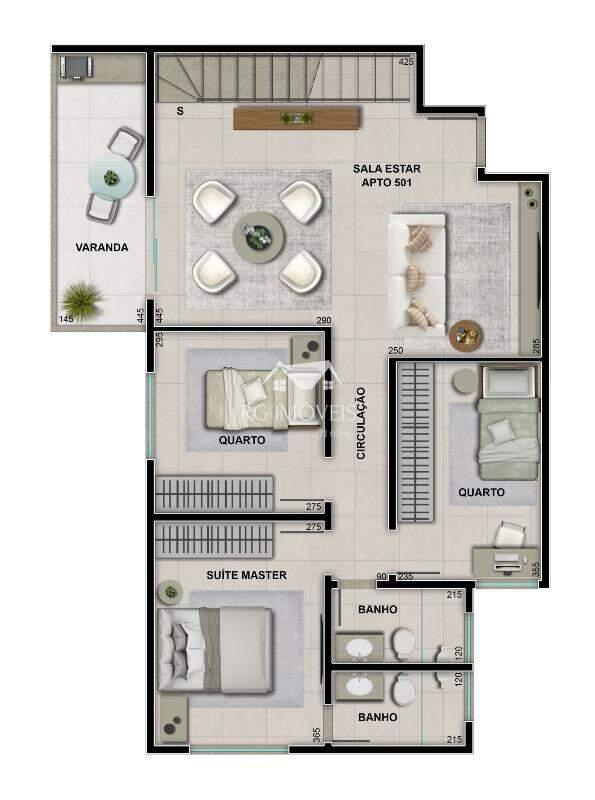 Apartamento, Jardim Industrial, 2 Quartos, 2 Vagas, 1 Suíte