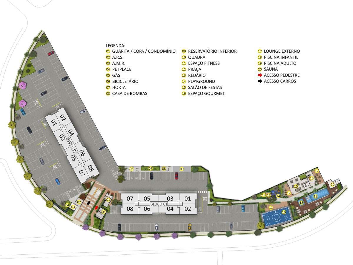 Apartamento, Eldorado, 2 Quartos, 1 Vaga