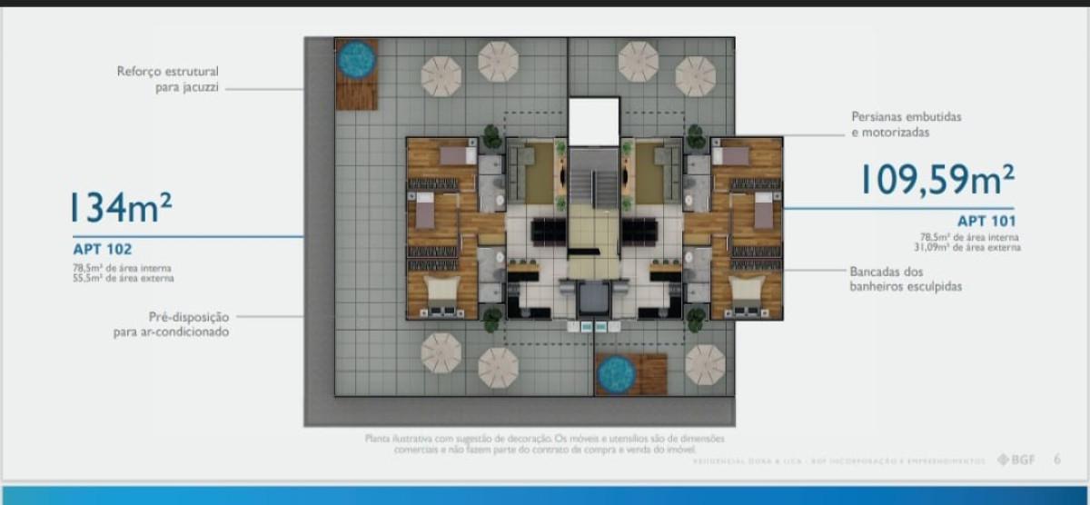 Cobertura, Alto Barroca, 3 Quartos, 2 Vagas, 1 Suíte