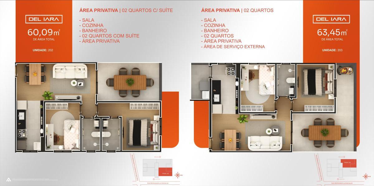 Apartamento, Brasil Industrial, 2 Quartos, 1 Vaga, 1 Suíte
