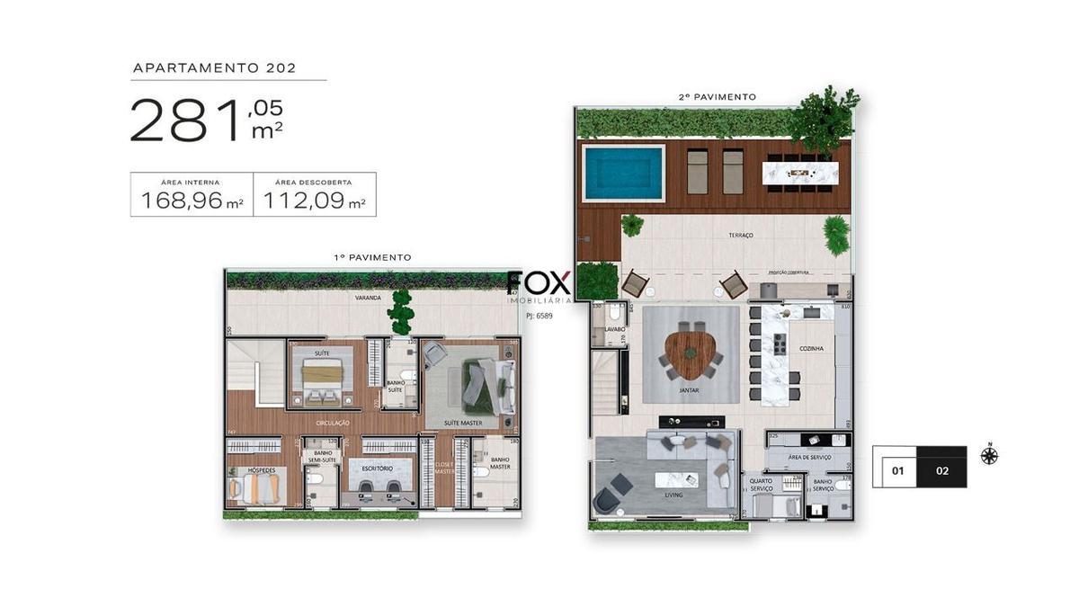 Apartamento, Santa Lúcia, 3 Quartos, 4 Vagas, 2 Suítes