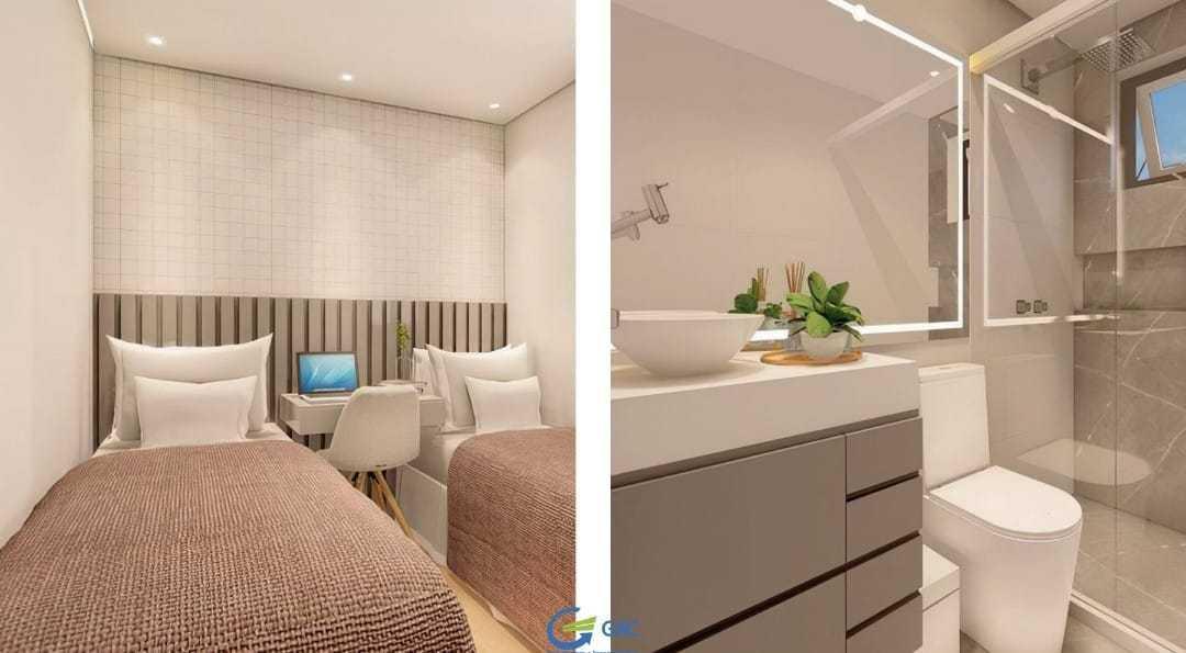 Apartamento, Santa Branca, 2 Quartos, 1 Vaga, 1 Suíte