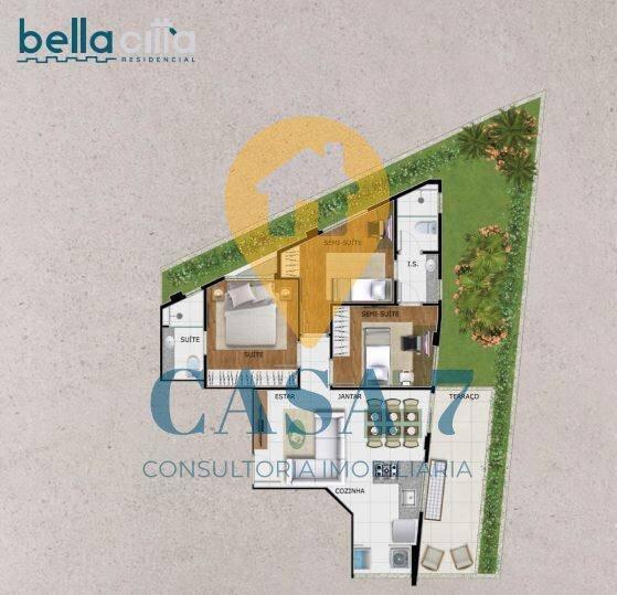 Apartamento, Santo Antônio, 3 Quartos, 0 Vaga, 1 Suíte