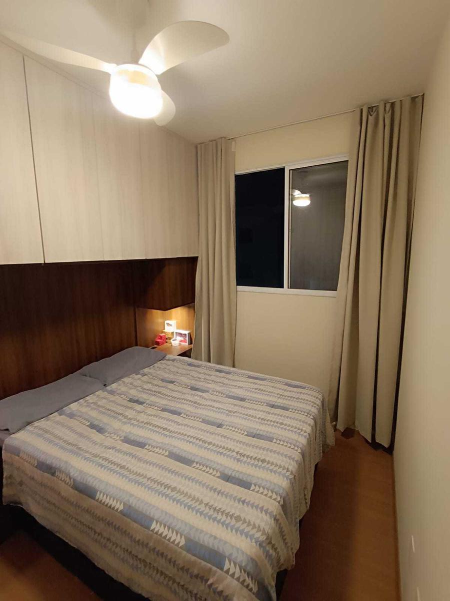 Apartamento, Urca (justinópolis), 2 Quartos, 1 Vaga