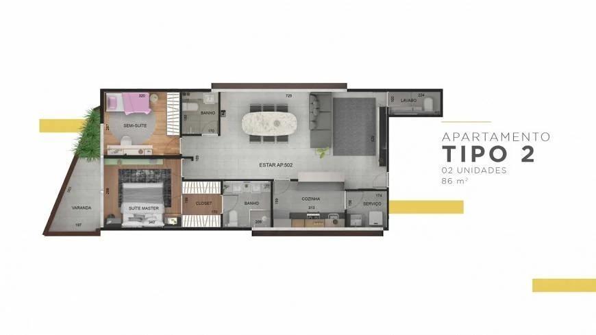Apartamento, Serra, 4 Quartos, 2 Vagas, 3 Suítes