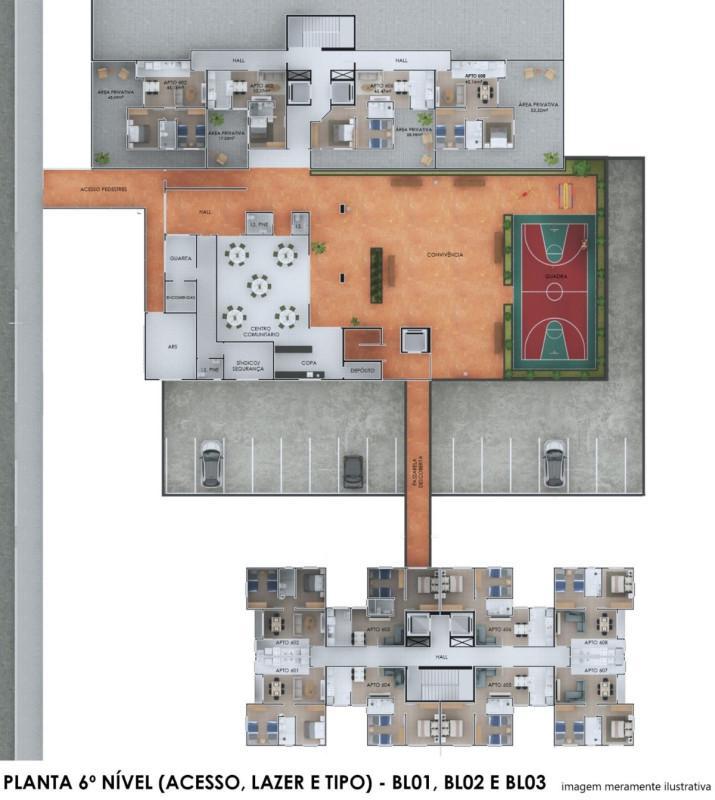 Apartamento, Canaã, 2 Quartos, 1 Vaga