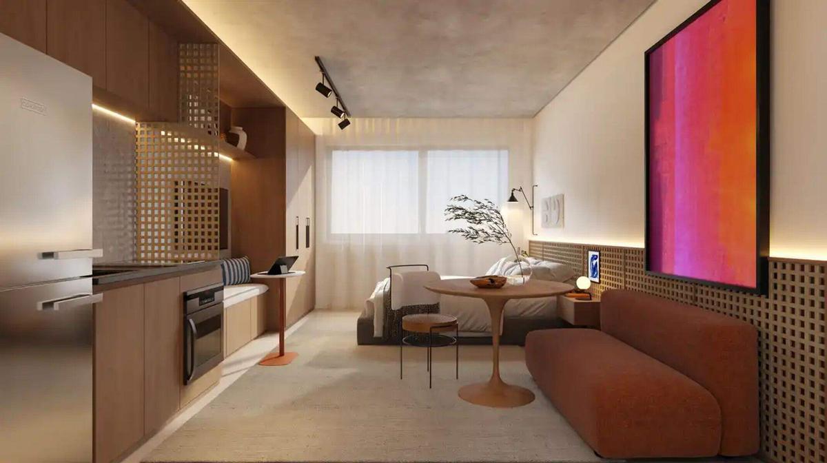 Apartamento, Centro, 1 Quarto, 0 Vaga, 1 Suíte