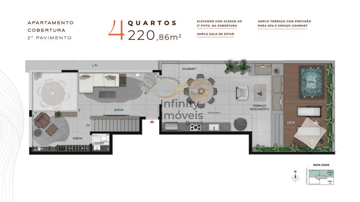 Apartamento, Gutierrez, 4 Quartos