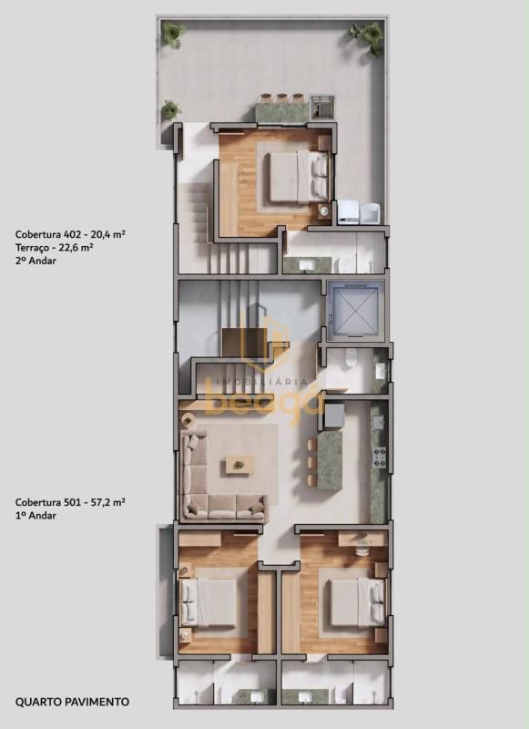 Apartamento, Santa Mônica, 2 Quartos, 1 Vaga, 1 Suíte