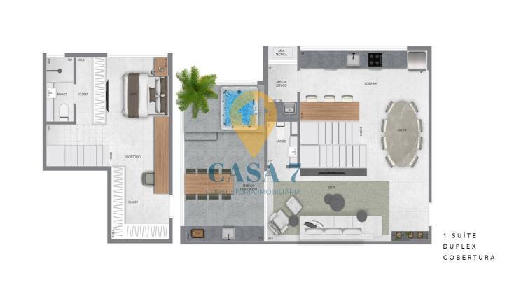 Apartamento, Carmo, 2 Quartos, 0 Vaga, 2 Suítes