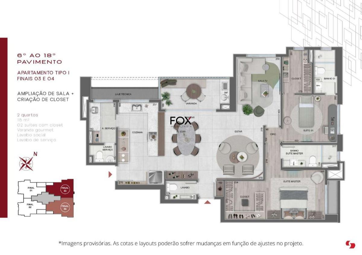 Apartamento, Savassi, 3 Quartos, 2 Vagas