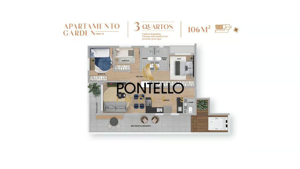 Apartamento, Buritis, 3 Quartos, 2 Vagas, 1 Suíte