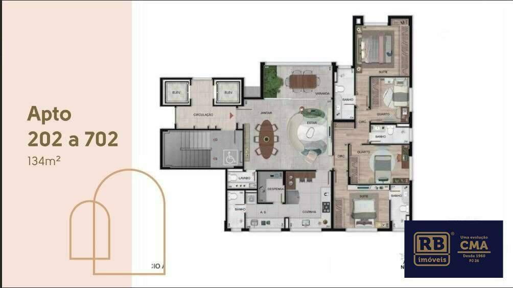 Casa, Santo Antônio, 4 Quartos, 3 Vagas, 4 Suítes