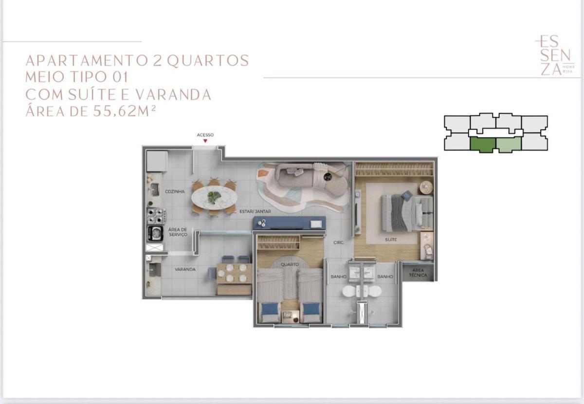 Apartamento, Palmares, 2 Quartos, 1 Vaga, 1 Suíte