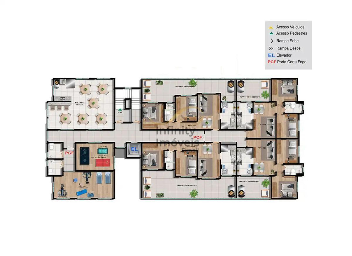 Apartamento, Gameleira, 2 Quartos