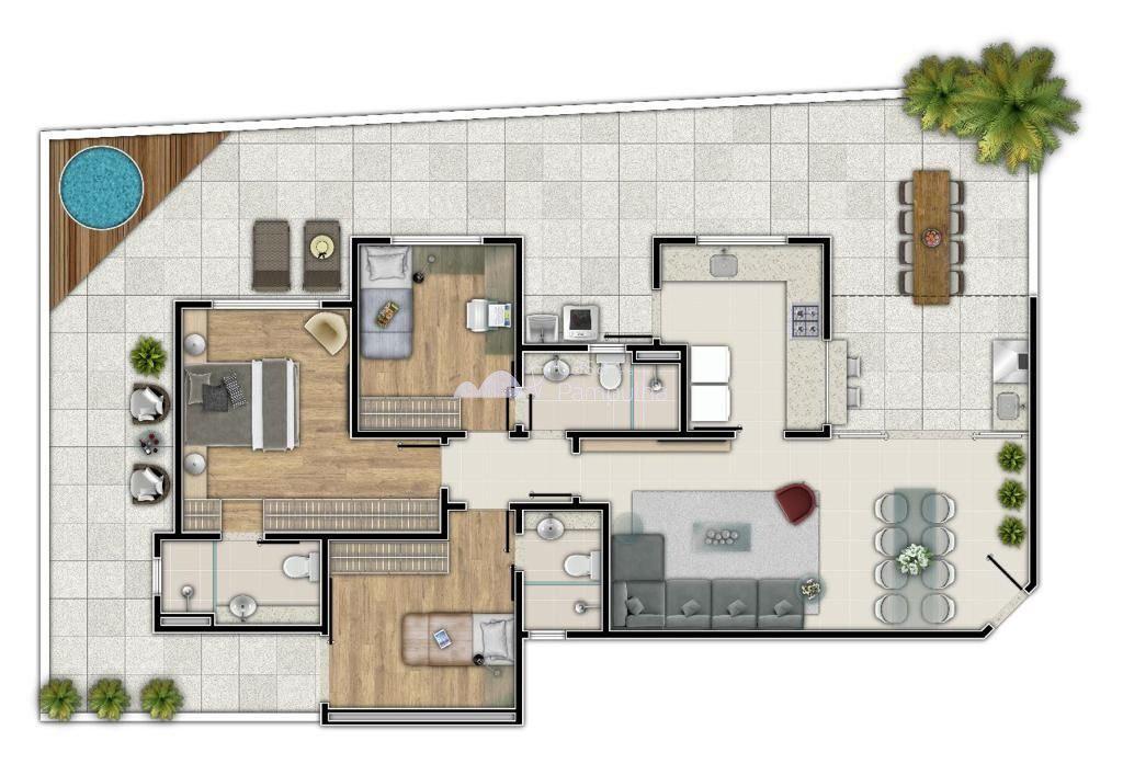 Apartamento, Jaraguá, 3 Quartos, 2 Vagas, 1 Suíte
