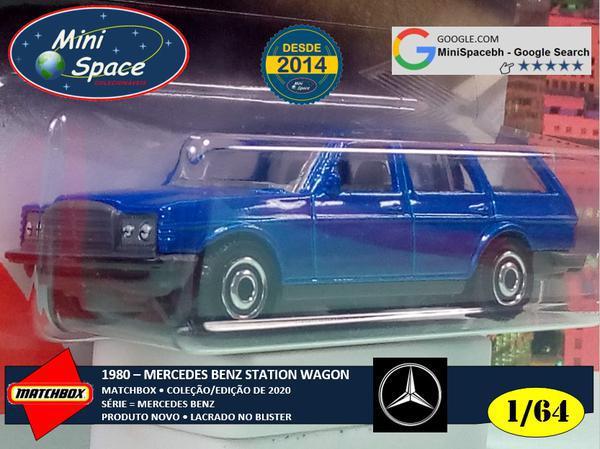 Matchbox 1980 Mercedes Benz S123 State Wagon Azul 1/64