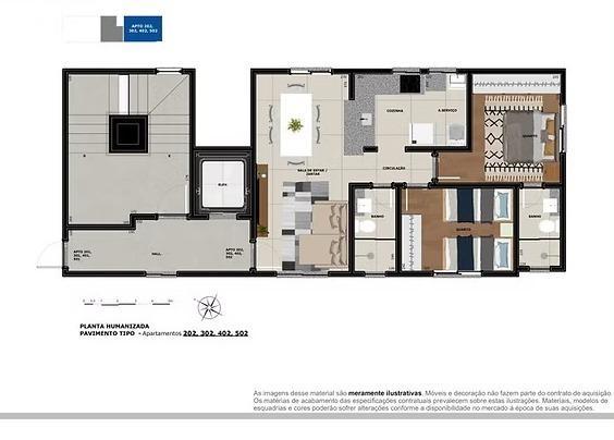Apartamento, Ana Lúcia, 2 Quartos, 1 Vaga, 1 Suíte