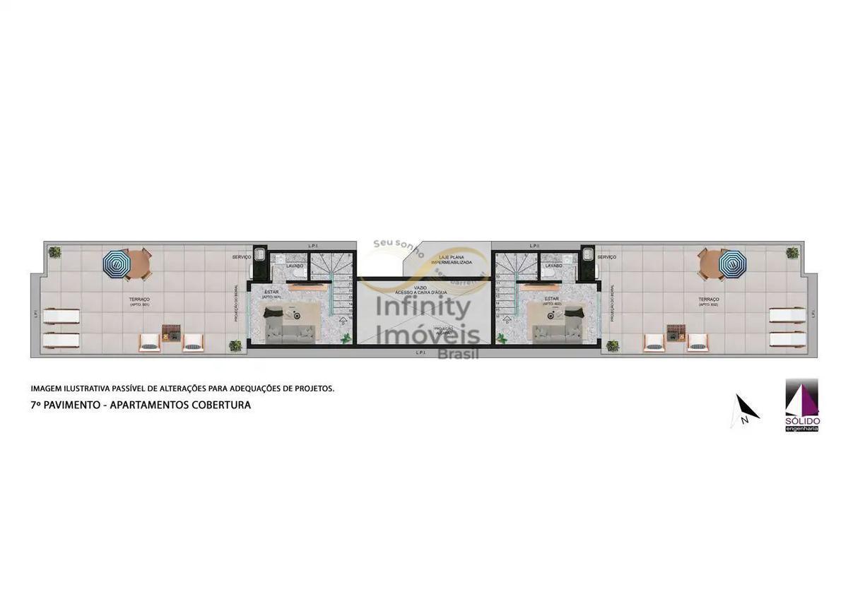 Apartamento, São Pedro, 2 Quartos