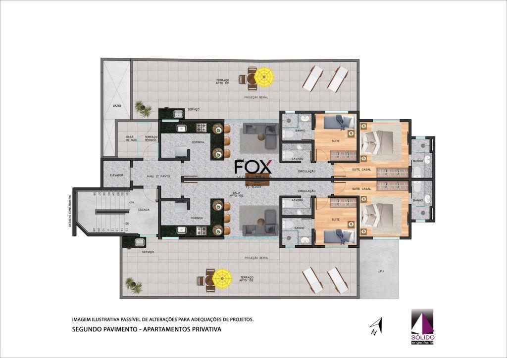 Apartamento, Serra, 2 Quartos, 2 Vagas, 2 Suítes
