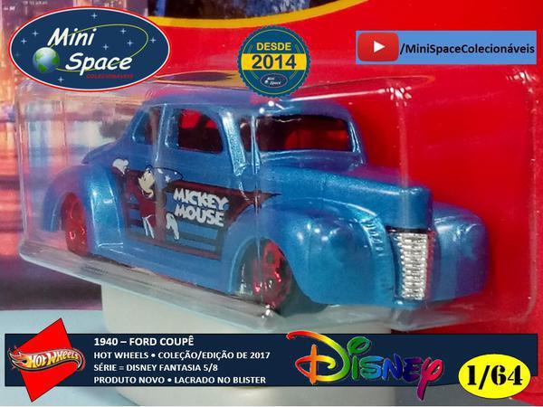 Hot Wheels 1940 Ford Coupê Disney Fantasia 1/64
