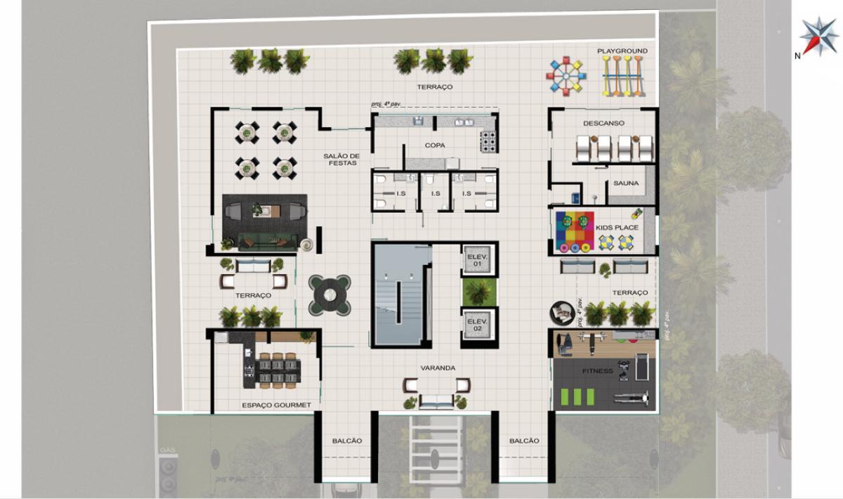 Apartamento, Anchieta, 3 Quartos, 2 Vagas, 3 Suítes